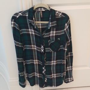 Allison Joy plaid button down